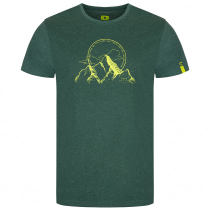 Koszulka męska Loap Bogar zielony TrGreenMelange/Green