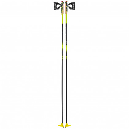 Kije narciarskie Leki CC 450 czarny/zielony neonyellow-black-white