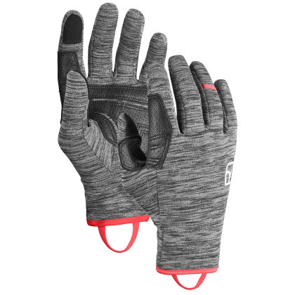 Rękawiczki damskie Ortovox Fleece Light Glove W czarny black steel blend