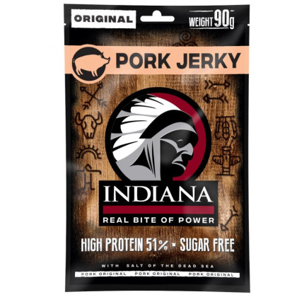 Mięso suszone Indiana Jerky Pork Original 90g