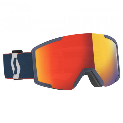Gogle narciarskie Scott Shield 2022 niebieski retro blue/red