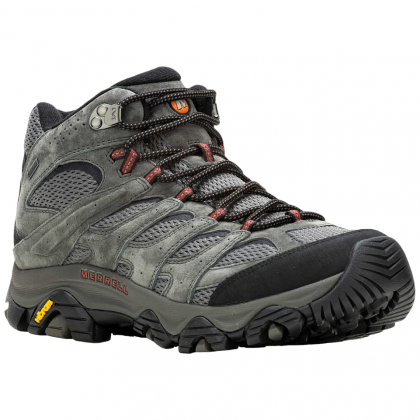 Męskie buty turystyczne Merrell Moab 3 Mid Gtx szary/pomarańczowy beluga