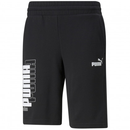 Męskie szorty Puma Power Logo Shorts 10"" TR czarny black