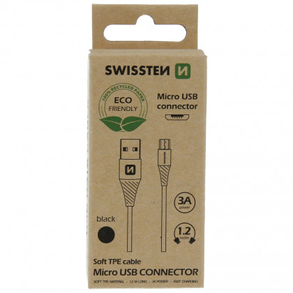 Kabel do ładowania i przesyłania danych Swissten USB/MICRO USB