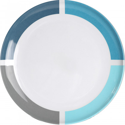 Talerz Brunner Aquarius Side plate niebieski/biały