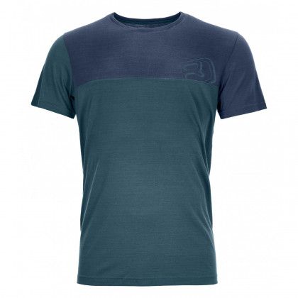 Męska bielizna termoaktywna Ortovox 150 Cool Logo T-Shirt niebieski MidAqua