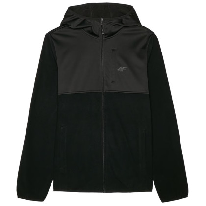 Męska bluza 4F Fleece M269 czarny DEEP BLACK