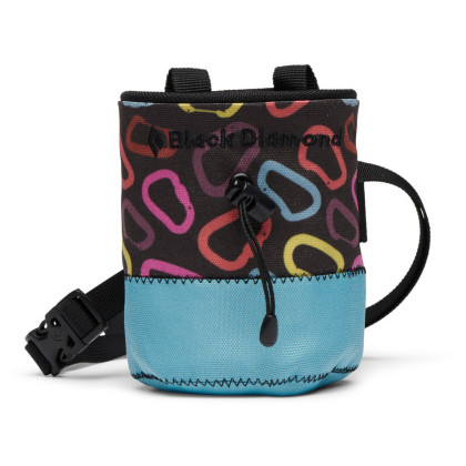 Worek na magnezję Black Diamond Kids Mojo Chalk Bag niebieski/czarny Glacier (4072)