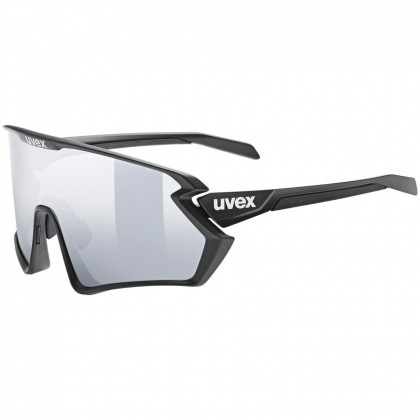 Okulary sportowe Uvex Sportstyle 231 2.0 Set czarny/srerbny