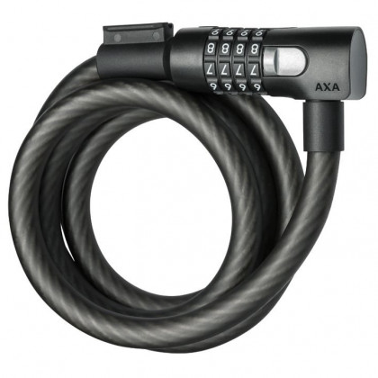 Zapięcie rowerowe AXA Cable Resolute C15 - 180 Code czarny