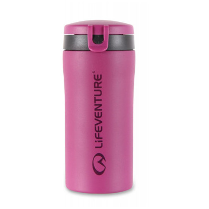 Kubek termiczny LifeVenture Flip-Top Thermal Mug 0,3l różowy Pink
