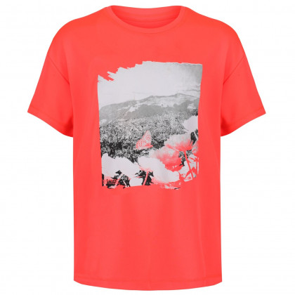 T-shirt dziecięcy Regatta Alvarado V czerwony FieryCoral