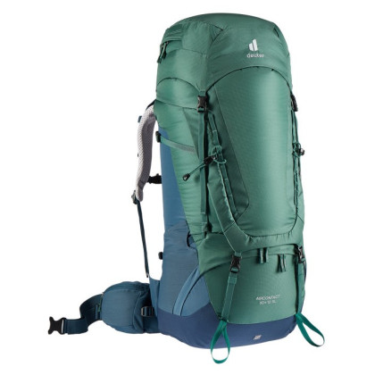 Plecak damski Deuter Aircontact 60+10 SL zielony SeagreenMarine