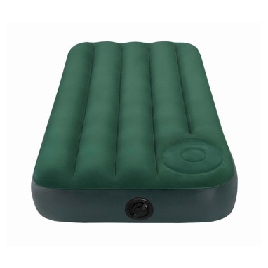 Dmuchany materac Intex Cot Size Downy Airbed zielony