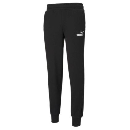 Męskie spodnie dresowe Puma ESS Logo Pants FL cl czarny black