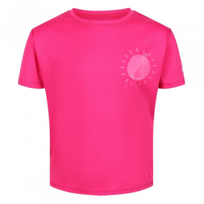 T-shirt dziecięcy Regatta Alvarado VI różowy Pink Fusion
