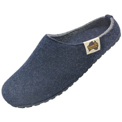 Kapcie Gumbies Outback - Navy & Grey ciemnoniebieski navy/šedá