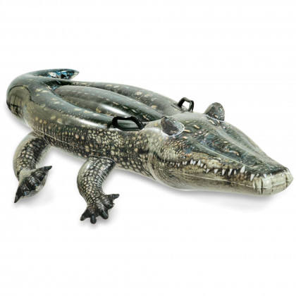 Nadmuchiwany krokodyl Intex Realistic Gator RideOn 57551NP ciemnozielony
