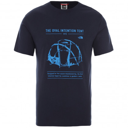 Koszulka męska The North Face M S/S Graphic Tee niebieski EuUrbanNavy