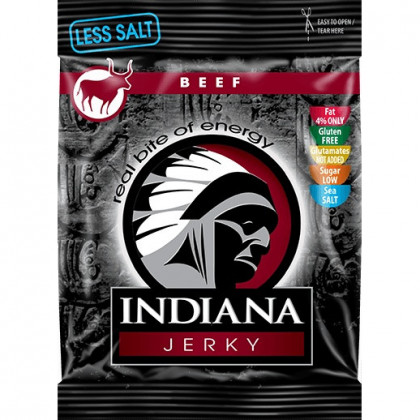 Mięso suszone Indiana Jerky Wołowina naturalna 25g