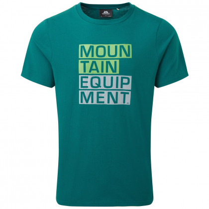 Koszulka męska Mountain Equipment Block Letter Tee zielony MeSpruce