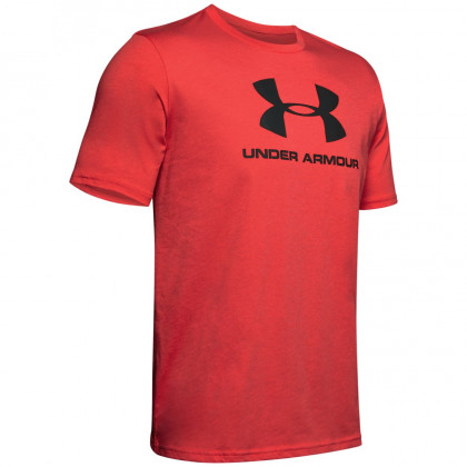 Koszulka męska Under Armour Sportstyle Logo SS czerwony red