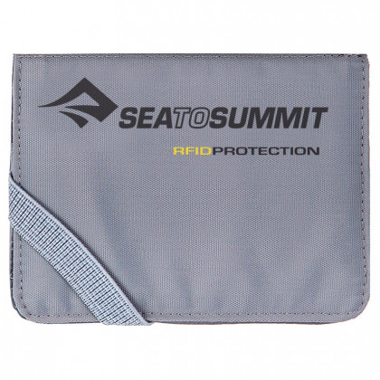 Etui podróżne na dokumenty Sea to Summit Card Holder RFID zarys Grey