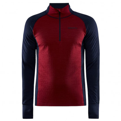 Męska koszulka Craft ADV Nordic Wool HZ czerwony/niebieski BlazeRhubarb