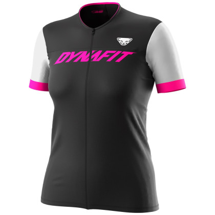 Damska koszulka kolarska Dynafit Ride Light S/S Fz Tee W czarny Black Out Nimbus