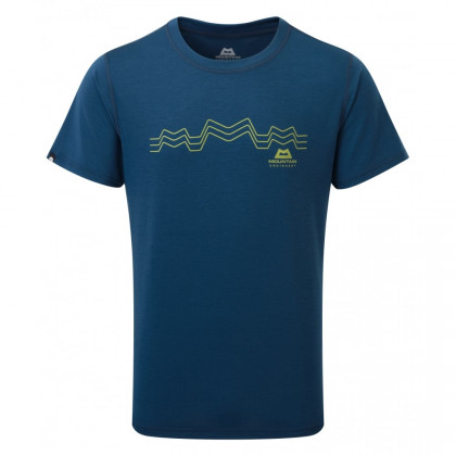 Koszulka męska Mountain Equipment Groundup Logo Tee niebieski Marine