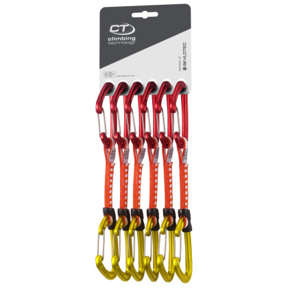 Zestaw ekspresów Climbing Technology Fly-weight EVO 12 cm DY 6 ks czerwony/żółty red/gold