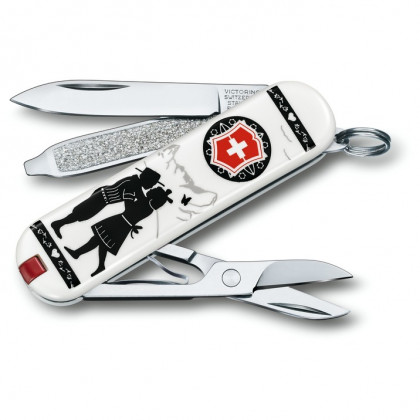 Składany nóż Victorinox Classic LE Alps Love biały/czarny