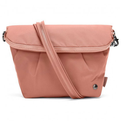 Torba naramienna Pacsafe Citysafe CX convertible crossbody różowy Econyl Rose