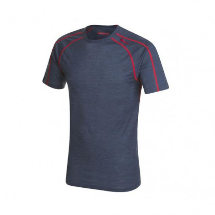 Męska koszulka Bergans Soleie Tee niebieski/czerwony NavyMel/Red