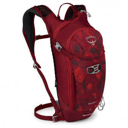 Plecak rowerowy dla kobiet Osprey Salida 8 2022 czerwony claret red