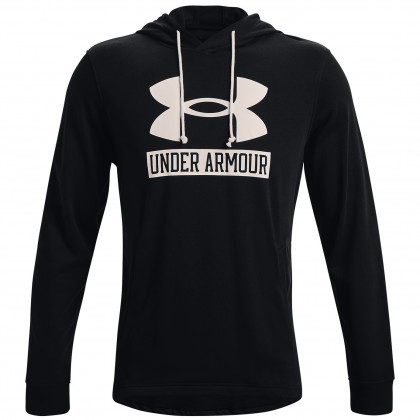Męska bluza Under Armour Rival Terry Logo Hoodie 2022 czarny Black / / Onyx White