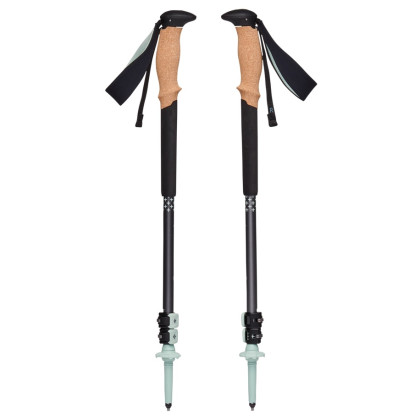 Kije trekkingowe Black Diamond Pursuit Trekking Poles czarny/zielony Charcoal-Foam Green