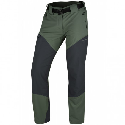 Męskie spodnie softshellowe Husky Keiry M (2020) zielony sv.šedozelená