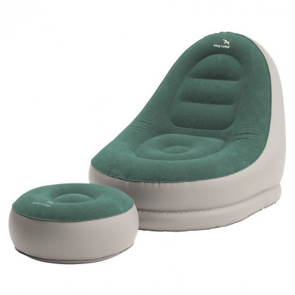 Nadmuchiwany fotel Easy Camp Comfy Lounge Set 2021 szary/zielony AquaStone