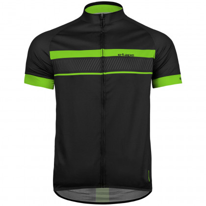Męska koszulka kolarska Etape Dream 2.0 czarny/zielony black / green