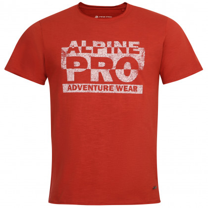 Koszulka męska Alpine Pro Hoop czerwony orange