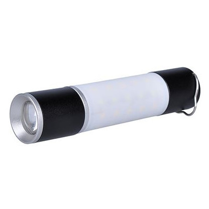 Latarka akumulatorowa Solight Ręczna latarka LED z latarnią kempingową