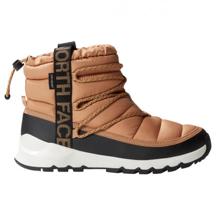 Buty damskie The North Face W Thermoball Lace Up Wp brązowy ALMOND BUTTER/TNF BLACK