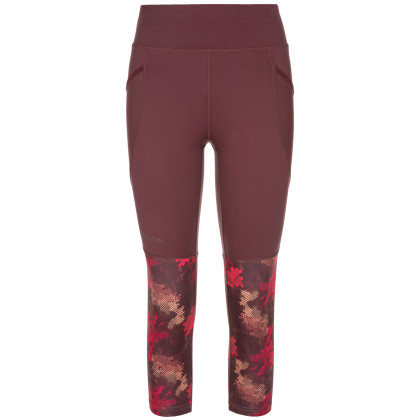 Legginsy damskie 3/4 Kilpi Solas-W czerwony