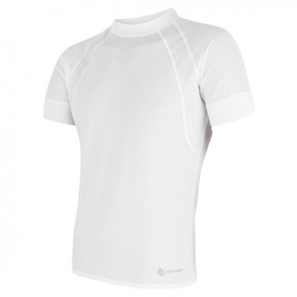 Męska koszulka Sensor Coolmax Air (short sleeve) biały White