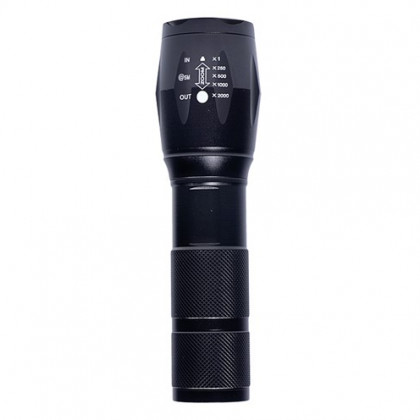 Latarka akumulatorowa Solight LED Rechargeable Torch czarny LED Rechargeable Torch