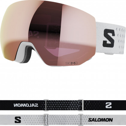Gogle narciarskie Salomon Radium Pro Sigma biały/czarny White