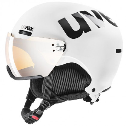 Kask narciarski Uvex HLMT 500 Visor biały/czarny WhiteBlackMat
