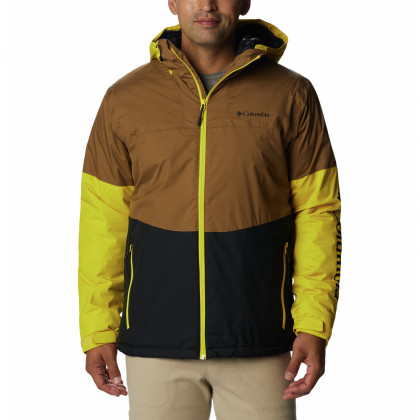 Kurtka zimowa męska Columbia Point Park™ Insulated Jacket czarny/żółty Delta, Black, Laser Lemon