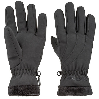 Rękawiczki damskie Marmot Wm's Fuzzy Wuzzy Glove czarny